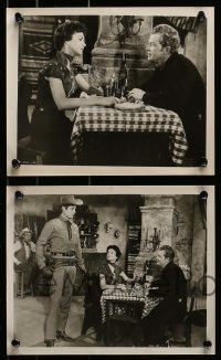 8h543 OUTLAW'S DAUGHTER 7 8x10 stills 1954 Bill Williams, sexy Kelly Ryan, cowboy western!
