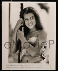 8h396 RETURN TO THE BLUE LAGOON 9 8x10 stills 1991 sexy images of Milla Jovovich and Brian Krause!