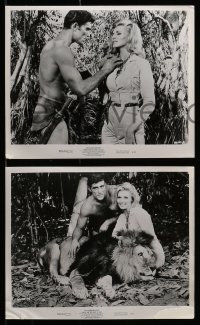 8h309 TARZAN & THE VALLEY OF GOLD 12 8x10 stills 1966 cool jungle action images of Mike Henry!