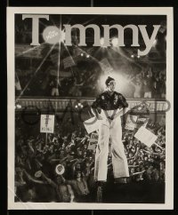 8h825 TOMMY 4 8x10 stills 1975 The Who, rock 'n' roll images with Elton John as the Pinball Wizard!
