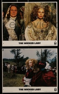 8h142 WICKED LADY 8 8x10 mini LCs 1983 directed by Michael Winner, Faye Dunaway, Alan Bates!