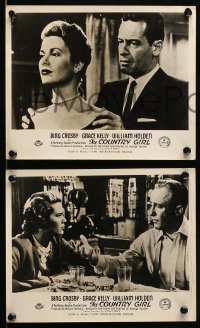 8h017 COUNTRY GIRL 5 English FOH LCs 1955 Grace Kelly, Bing Crosby, William Holden, Clifford Odets!