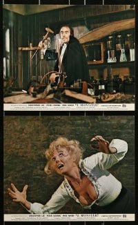 8h061 I, MONSTER 7 color English FOH LCs 1971 Christopher Lee & Peter Cushing. Dr. Jekyll & Mr. Hyde