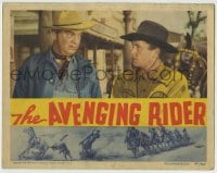 8k405 AVENGING RIDER LC 1942 great close up of Cliff Edwards looking puzzled at Tim Holt!