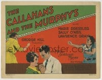 8k052 CALLAHANS & THE MURPHYS TC 1927 Marie Dressler, Sally O'Neil, Lawrence Gray, wacky image!