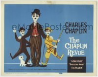 8k059 CHAPLIN REVUE TC 1959 A Dog's Life, Shoulder Arms, The Pilgrim, great Leo Kouper art!