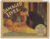 8k077 DAMAGED LIVES TC 1937 Edgar Ulmer VD classic, young girl learns her boyfriend has ruined her!