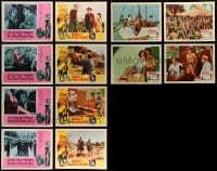 8m078 LOT OF 12 LOBBY CARDS 1960s complete sets of 4 cards from three different movies!