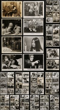 8m267 LOT OF 122 8X10 STILLS 1950s-1970s great scenes from a variety of movies!