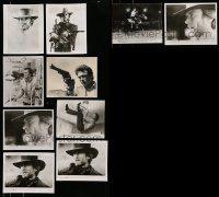 8m465 LOT OF 10 CLINT EASTWOOD REPRO 8X10 PHOTOS 1980s as Dirty Harry, cowboy & more!
