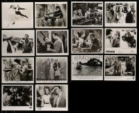 8m458 LOT OF 14 REPRO AND RE-RELEASE 8X10 STILLS 1980s great scenes from classic movies & more!
