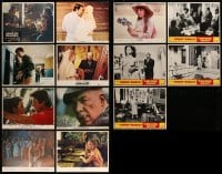 8m077 LOT OF 13 LOBBY CARDS 1970s-1980s great scenes from a variety of different movies!