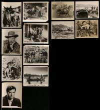 8m321 LOT OF 12 WESTERN 8X10 STILLS 1940s-1960s great scenes from different cowboy movies!