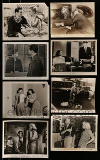 8m322 LOT OF 12 FILM NOIR 8X10 STILLS 1940s-1950s great scenes from a variety of crime movies!