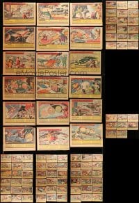 8m053 LOT OF 98 TRIMMED CLOSER THAN WE THINK NEWSPAPER COMIC PANELS 1960s cartoon by Radebaugh!