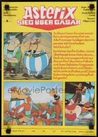8p165 ASTERIX VS. CAESAR East German 11x16 1987 comic cartoon characters created by Albert Uderzo!