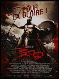 8p667 300 French 16x21 2007 Zack Snyder directed, Gerard Butler, prepare for glory!