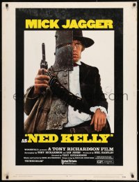 8r062 NED KELLY 30x40 1970 Mick Jagger as legendary Australian bandit, Tony Richardson