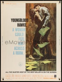 8r111 YOUNGBLOOD HAWKE 30x40 1964 James Franciscus & sexy Suzanne Pleshette, Delmer Daves
