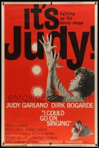 8r136 I COULD GO ON SINGING style Z 40x60 1963 Judy Garland performing with Dirk Bogarde!