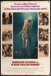 8r138 MAN CALLED HORSE 40x60 1970 Richard Harris becomes Sioux Native American Indian warrior!