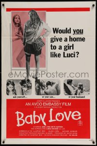8r249 BABY LOVE 1sh 1969 would you give a home to a girl like Luci, a BAD girl!