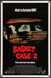 8r254 BASKET CASE 2 1sh 1990 Frank Henenlotter horror comedy sequel, this time he's not alone!