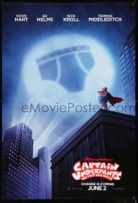 8r322 CAPTAIN UNDERPANTS: THE FIRST EPIC MOVIE style A advance DS 1sh 2017 Batman Bat signal parody