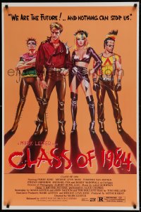 8r339 CLASS OF 1984 1sh 1982 art of bad punk teens, we are the future & nothing can stop us!