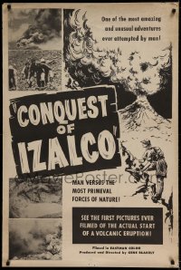 8r344 CONQUEST OF IZALCO 1sh 1960s incredible art and images from nature documentary!