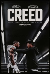 8r351 CREED teaser DS 1sh 2015 image of Sylvester Stallone as Rocky Balboa with Michael Jordan!