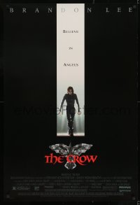 8r353 CROW 1sh 1994 Brandon Lee's final movie, believe in angels, cool image!