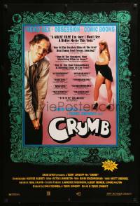 8r355 CRUMB 1sh 1995 underground comic book artist and writer, Robert Crumb!