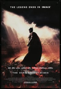 8r365 DARK KNIGHT RISES IMAX DS 1sh 2012 Christian Bale as Batman, different image printed by IMAX!