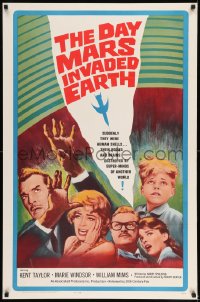 8r366 DAY MARS INVADED EARTH 1sh 1963 their brains were destroyed by alien super-minds!