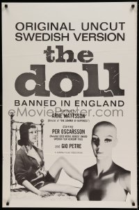8r386 DOLL 1sh 1964 Vaxdockan, Per Oscarsson, wild Swedish sex fantasy!
