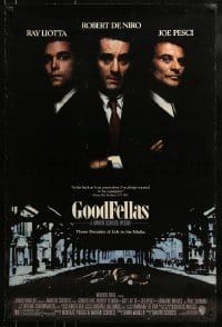 8r476 GOODFELLAS DS 1sh 1990 Robert De Niro, Joe Pesci, Ray Liotta, Martin Scorsese classic!