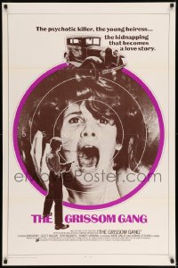 8r485 GRISSOM GANG int'l style A 1sh 1971 Robert Aldrich, Kim Darby is kidnapped by psychotic killer
