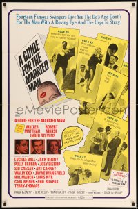 8r489 GUIDE FOR THE MARRIED MAN 1sh 1967 written by America's most famous swingers!