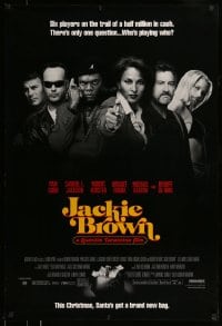 8r561 JACKIE BROWN advance DS 1sh 1997 Quentin Tarantino, Santa's got a brand new bag, top cast!