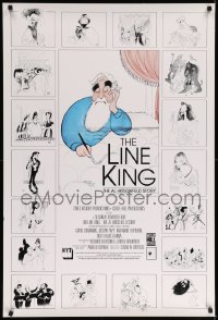 8r632 LINE KING 1sh 1996 The Al Hirschfeld Story, art of The Marx Bros., Streisand, Hepburn & more!