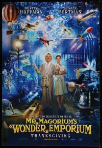 8r709 MR. MAGORIUM'S WONDER EMPORIUM style A teaser DS 1sh 2008 Dustin Hoffman, Natalie Portman!
