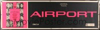 8r124 AIRPORT paper banner 1970 Burt Lancaster, Dean Martin, Jacqueline Bisset, Jean Seberg & more!