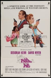 8r772 PRUDENCE & THE PILL 1sh 1968 Deborah Kerr, David Niven, Judy Geeson, birth control comedy!