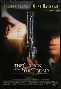 8r774 QUICK & THE DEAD DS 1sh 1995 Sharon Stone, Gene Hackman, Russell Crowe, Raimi!
