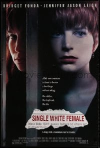 8r846 SINGLE WHITE FEMALE 1sh 1992 Bridget Fonda, Jennifer Jason-Leigh, Barbet Schroeder!
