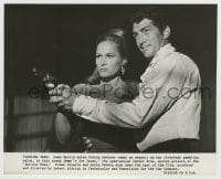 8s043 4 FOR TEXAS 7.5x9.25 still 1964 Dean Martin helps Ursula Andress save her gambling saloon!