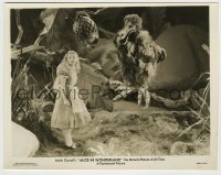 8s060 ALICE IN WONDERLAND 8x10.25 still 1933 Charlotte Henry with Polly Moran as the Dodo Bird!