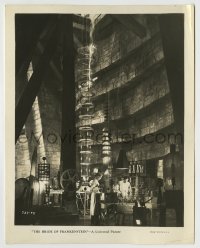 8s144 BRIDE OF FRANKENSTEIN 8x10.25 still 1935 incredible image of Colin Clive & Thesiger in lab!