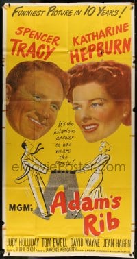 8t312 ADAM'S RIB 3sh 1949 husband & wife Spencer Tracy & Katharine Hepburn are lawyers!